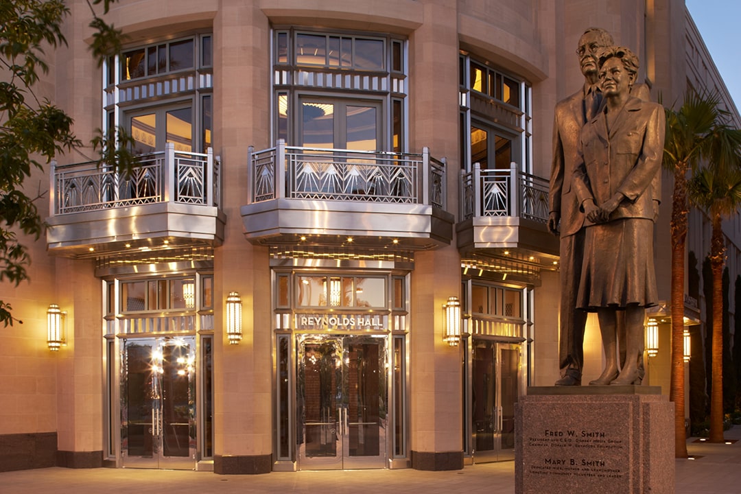 The Smith Center at night